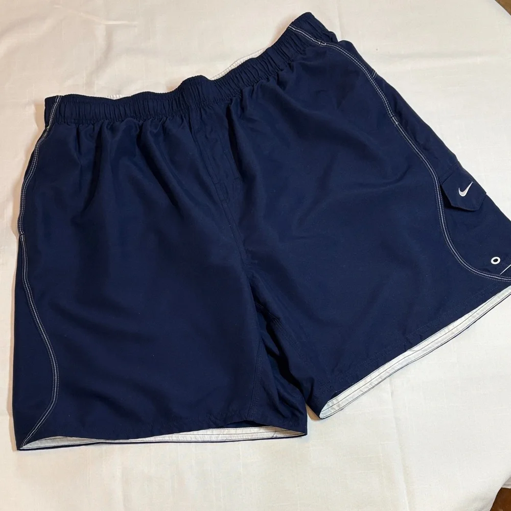 SUMMER SALE Nike Navy Swim Trunks, XXL